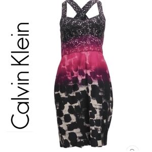 CALVIN KLEIN Padded Sleeveless Dress